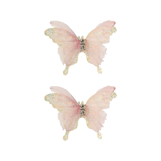 Pendientes de mariposa, accesorios de joyería, decoración de joyería para mujer, pendientes de moda para regalo de cumpleaños, vestir en la calle Rosa