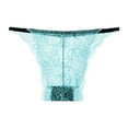 thumbnail image 2 of Byworldtasic Womens Breathable UnderwearWomen Lace Hipster Panties Soft Breathable Panty See Through Sexy Underwear Sky Blue, 2 of 4