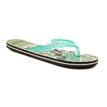 

Luckers Girls Lovebirds Flip Flops Color: Green Size: 5-6 M US Big Kid