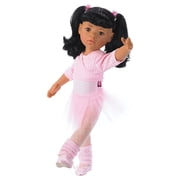 Gotz Hannah at The Ballet - 19.5 Asian Poseable Doll with Extra Outfit (Denim Overalls, Shirt & Sandals) and Long Black Hair to Wash & Style