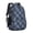 Blue and Black, variant on Purple and Black Checkered Pattern Backpack for School, Cute School Bag with Adjustable Shoulder Straps and Padded Back, 16.9"x12.6"x5.9"