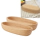 thumbnail image 5 of Bandeja De Madera Ovalada, Plato De Madera De Madera De Caucho Para Mesa De Comedor Cergrey Wooden Towel Tray, 5 of 8