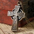 thumbnail image 6 of Cross Pocket Watch Anti-Tarnish Christian Cross Necklace Watch, WP-37, 6 of 7