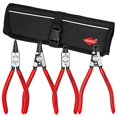 thumbnail image 1 of 4 Pc Circlip Set in Pouch Straight &amp; 90 Degree, 1 of 7