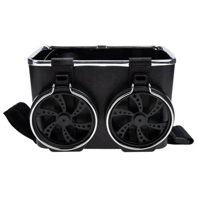 Boîte de Rangement pour Voiture, Organisateur de Console Centrale avec Porte-Gobelet