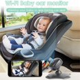 thumbnail image 2 of WiFi Stroller Monitor Baby Back Seat Wireless Monitoring Camera 360 Rotating Night Vision USB Stroller Mirror Camera, 2 of 5
