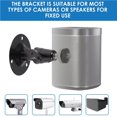 thumbnail image 2 of 5PCS Camera Wall-Mounted Bracket Rotating Black broadcast Speaker Brackets Adjustable Projector Stand, 2 of 9