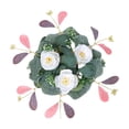 thumbnail image 2 of onlyliua Liquidación Ofertas Del Día Ofertas Prime Guirnalda de Velas para Mesa, Decoración para Bodas, Guirnalda de Velas con Hojas de Camelia, Decoración Navideña, 2 of 6