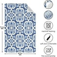 thumbnail image 3 of GZHJMY Blue Mandala Kitchen Dish Towels 1 Piece,Absorbent Soft Dishcloths Towels Reusable Hand Towels Quick Drying Cleaning Cloth, Tea Towels,18" x 28", 3 of 7