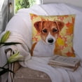 thumbnail image 3 of Carolines Treasures BB9950PW1414 Jack Russell Terrier Fall Fabric Decorative Pillow, 3 of 4