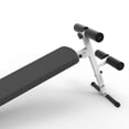 thumbnail image 6 of Open Box Marcy Folding Bench Slant Board w/Headrest for Home Gym Exercise,White, 6 of 7