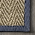 thumbnail image 3 of nuLOOM Larnaca Seagrass Herringbone Indoor/Outdoor Area Rug, 2' 6" x 8', Runner, Larnaca Navy, 3 of 5