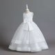 thumbnail image 1 of Ropa para niños, vestido de niña con punto de onda, vestido de princesa con lazo grande, vestido de niña de flores para niñas, 1 of 6