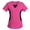 Hot Pink, variant on Summer Scrubs for Women V Neck Short Sleeve Tees Medical Scrub Tops Tshirt Soft Stretch Mock Wrap Top Nurse Tunics Shirt Workwear with Pockets