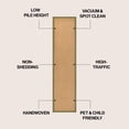 thumbnail image 2 of JONATHAN Y KEATON CUSTOM JUTE 2 x 8 Runner Rug, Camden Farmhouse Cottage Border Jute - Natural/Olive, KTN100E-28, 2 of 6