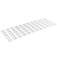 thumbnail image 2 of Homeford Quinceañera Number 15 Rhinestone Stickers, 5/8-inch, 60-count, Silver, 2 of 3