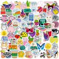 thumbnail image 1 of 100 pegatinas de vinilo impermeables NQ forma de globo, 1 of 5