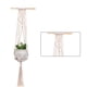 thumbnail image 3 of Inteprter Colgador de macramé hecho a mano para plantas, colgador de macetas para plantas de interior y exterior Jardín y Patio No.02, 3 of 6