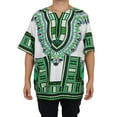 thumbnail image 1 of Vestido de Verano Macarena de Manga Corta para Mujer Estilo Cóctel Dashiki verde, 1 of 8