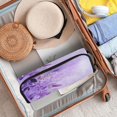 thumbnail image 3 of Hair Tools Storage with Heat Resistant Mat- Light Purple Printed Curling Iron Travel Bag/Flat Iron Case for Women, 3 of 8