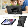 thumbnail image 4 of SM-T220/SM-T225 Case for Kids, Galaxy Tab A7 Lite 8.7" Cover with Screen Protector, Allytech Full Body Rugged Kickstand Heavy Duty Shockproof Case for Samsung Galaxy Tab A7 Lite 2021, Black, 4 of 4