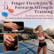 CYFIE Grip Strength Trainer with Adjustable Resistence 10-132 Lbs, Hand Grip Strengthener, Finger Strengthener, Stress Relief Ball, Forearm Strengthener, Ideal for Athletes and Physical Therapy