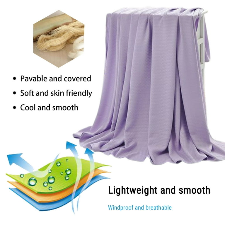 Realhomelove Cooling Blanket for Hot Sleepers Double Sided Cold Effect Lightweight Breathable Summer Ice Blanket Throw Blankets for Couch Transfer