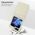 thumbnail image 6 of for Samsung Galaxy Z Flip 5 Case with Wrist Strap, Elegant PU Leather Wallet Phone Case with Card Holder, Shockproof Slim Durable Protective Phone Case Cover for Samsung Galaxy Z Flip 5, White, 6 of 6