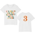 thumbnail image 2 of Zwiiyzr Toddler Kids Boys Girls Birthday Shirt 3Th 4Th 5Th 6Th 7Th 8Th 9Th 10Th Year Old Print T-Shirt Fashion Round Neck Print Short Sleeve Tops 3-10Y White, 2 of 9