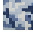 thumbnail image 4 of Modway Andela Interlocking Block Mosaic 8x10 Area Rug in Multicolored Light and Dark Blue, 4 of 6