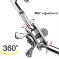 thumbnail image 4 of Herramienta de Soldadura de Tercera Mano Ajustable, Abrazadera de Escritorio para Soldar con 2 Pinzas de Cocodrilo, Soporte para Soldar, Herramienta de Reparación para Soldar., 4 of 6