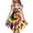 1205Yellow2460, variant on Rggeeun Toddler Girls Summer Dresses Double Layer Flutter Sleeve Flowy A-Line Dress Casual Gradient Midi Dresses Birthday O-Neck Sundress
