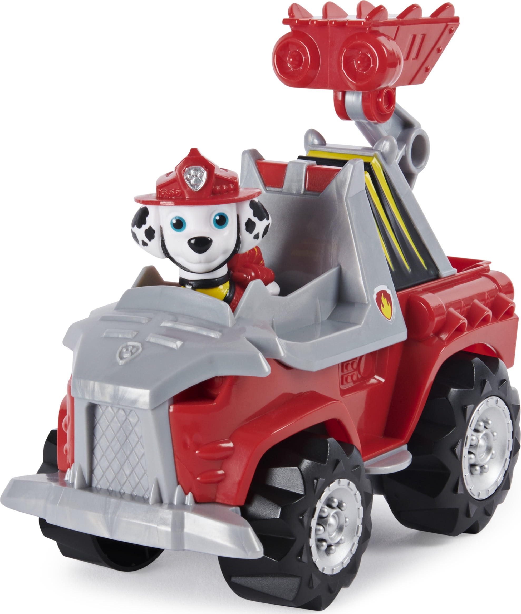 Paw Patrol Dino Rescue Marshall/’s Deluxe Rev Up Vehicle with Mystery Dinosaur Figure