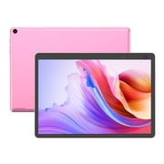 10 inch Tablet Android Tablets, 32GB ROM 1TB Expandable, Quad-Core Processor Tablet PC, 1280x800 IPS HD Touch Screen, 6000mAh Battery, 2MP+8MP Dual Camera, WiFi, BT, GMS, Pink