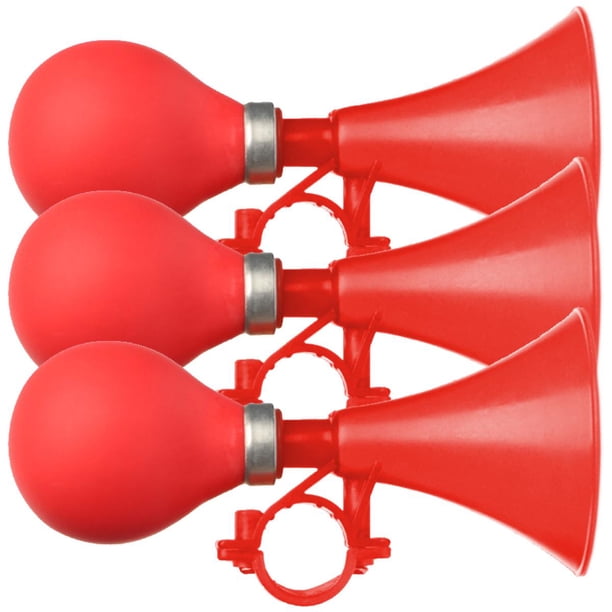 Claxon de Silicona de AIre HornRed 3 Pzas Rojo 15x7cm Silicona. Xtream Boom MXNRD-003
