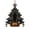 A006- Style F, variant on Halloween Tree Shaped Acrylic Ornaments with Pumpkin Ghost Skull, Spooky Hanging Decorations for Party Home, Haunted House Decor 24Pc
