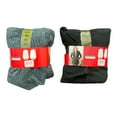 thumbnail image 3 of Cuddle Duds Women's Fleece with Stretch Long Sleeve Wrap with Thumbholes in Grey, S/M, 3 of 3