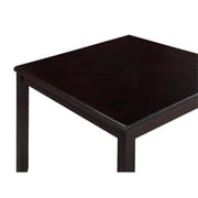 New Classic Furniture Gia 5-Piece Transitional Wood Counter Set in Ebony