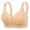 Beige, variant on iHPH7 Plus Size Full Coverage Bras, Plus Size Bras for Women, Wireless Bras for Women, Push Up Bra, Wide Strap Bras for Women, Beige A