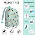 thumbnail image 5 of German Shepherd Dog and Music Backpack for School,Cute School Bag,Schoolbag with Adjustable Shoulder Straps & Padded Back,15.7"x11.8"x5.5", 5 of 5
