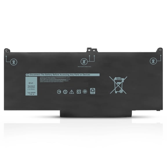 For Dell Latitude 5300 5310 (2-in-1) 7300 7400 60Wh Laptop Battery MXV9V