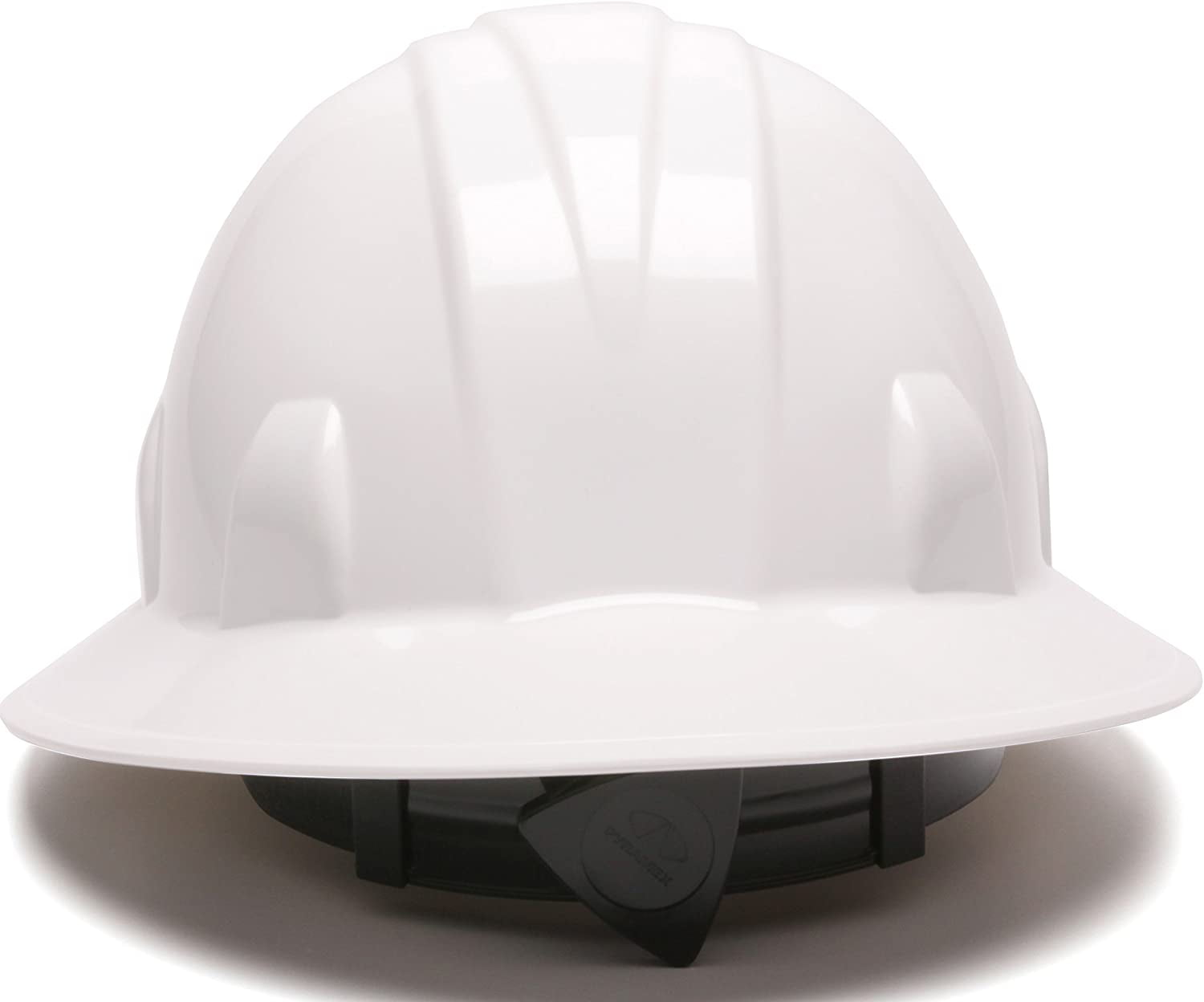 Pyramex HP26110 SL Series Full Brim Hard Hat - 6-Point Ratchet Suspension - Whit