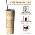 thumbnail image 7 of Boho 20 Oz Skinny Tumbler with Lid and Straw - Double Wall Vacuum Coffee- Birthday Gifts for Mom Sister Friends Women, 7 of 7