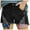 Black, variant on GEWSEY Women's Cut Off Denim Jean Shorts Ripped Distressed (Blue, M)