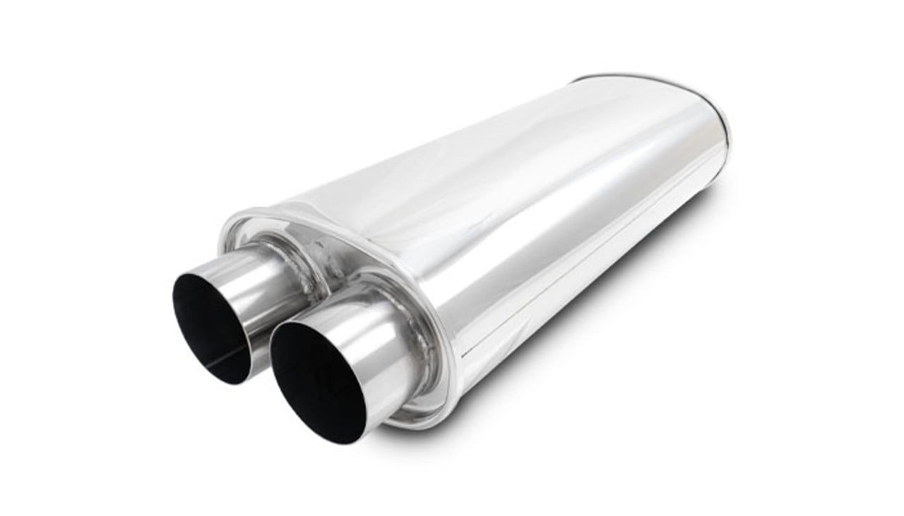 Vibrant Performance STREETPOWER Oval Muffler 3in Inlet/Outlet