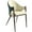 Multi-color, variant on LeisureMod Sante Dining Chair, Mid-Century Modern Upholstered Leather Dining Arm Chair with Iron Legs for Kitchen and Dining Room (White/Bordeaux)