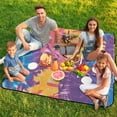 thumbnail image 7 of Colorful Tie Dye Vortex Waterproof Picnic Blanket with Foldable Zipper, Suitable for Outdoor Use, Suitable for Travel, Camping, Beaches, Parks, Grasslands, Picnic Blanket Accessories, 7 of 7