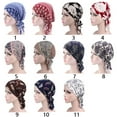 thumbnail image 3 of Women Scarf Beanie Turban Hat Cancer Chemo Hat Head Wrap Cap Printed Headwear 9, 3 of 8