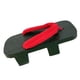 thumbnail image 5 of Zuecos japoneses de madera para mujer, chanclas, sandalias tradicionales de playa para uso diario, zapatillas rojo, 5 of 9