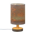 thumbnail image 3 of Lamp Printed Gifts Table Lamp USB Bedside Desk Nightstand Lamp Wood Base for Bedroom Living Room Office Desk College Dorm Ancient Art Shapes, 3 of 7
